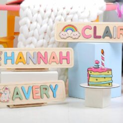 Personalized Name Puzzle with Animals | Baby Toddler Toys | Christmas Gifts For Kids | Gift For Kids  |  Baby Gifts | Gift For Baby